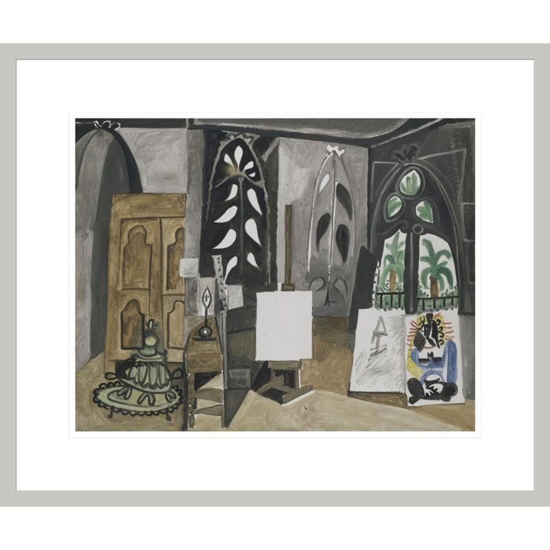 L'atelier de la Californie par Pablo Picasso, 17.75" H x 21.08" W