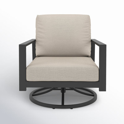 Townsend Metal Outdoor Rocking Chair with Sunbrella Cushion
