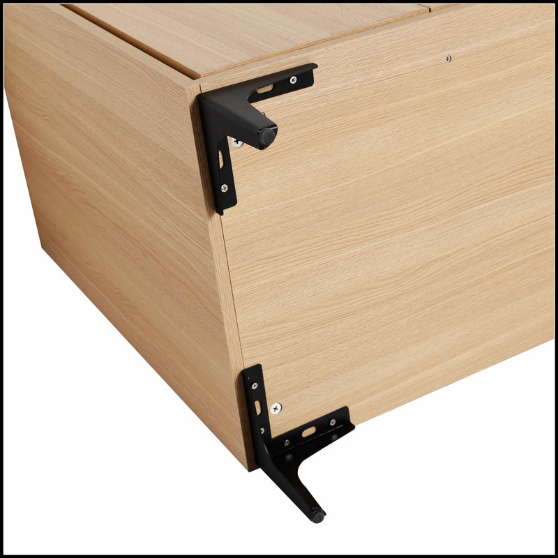 Base de meuble-lavabo avec lavabo, armoire de rangement durable et bois d'ingénierie résistant aux égratignures, 24"