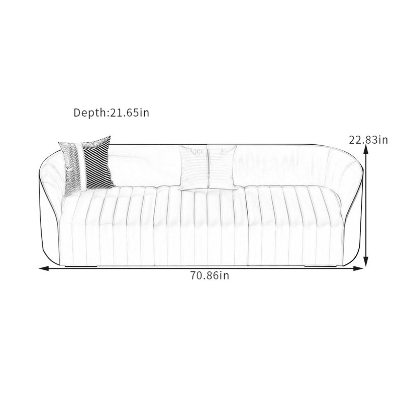Tabouret à vêtements au bout du lit dans le banc rembourré de la chambre à coucher, Noir / Blanc cassé