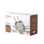 Ensemble de casseroles et de poêles en céramique 13 pièces CAROTE antiadhésives, batterie de cuisine à induction, ensemble de cuisine en aluminium, taupe