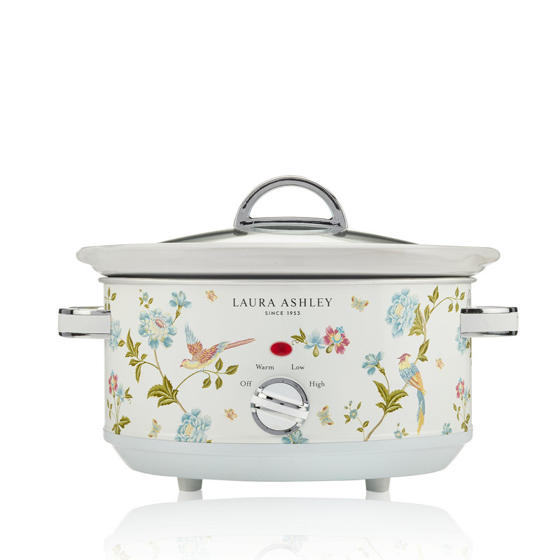 Laura Ashley Elveden White 3.5L Slow Cooker