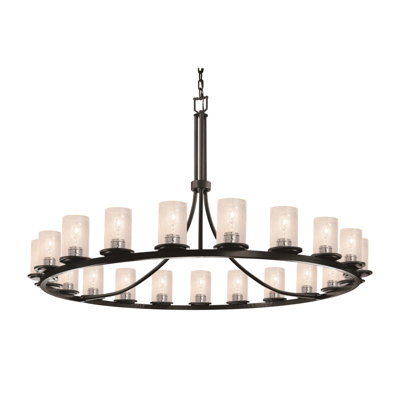 Lustre cylindrique 21 lumières Araf