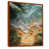 Toile avec cadre flottant brun