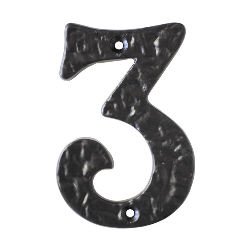 Numéro de maison 4 po, 3