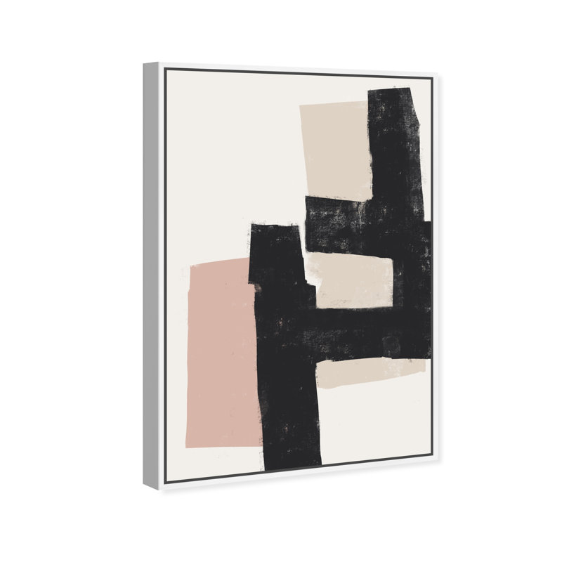 Roads To Nowhere Print by Oliver Gal, 31"H x 46"W, White Floater Frame