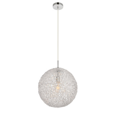 Luminaire sphère suspendu 1 lumières simple Bainum