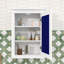 Armoire de rangement murale avec miroir et tablette réglable-276575058