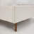 Harper Tall Headboard Upholstered Bed / 54" High Headboard / Elegant Simplicity / No Box Spring Needed / Easy Assembly / Textured Ivory Canvas-75899898