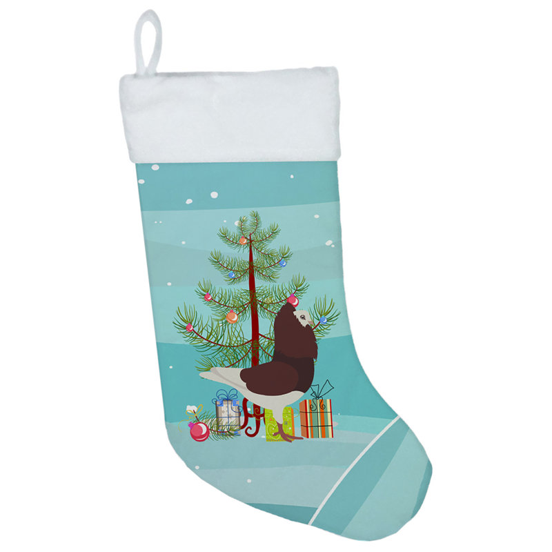 Chaussette de noël capuchin pigeon