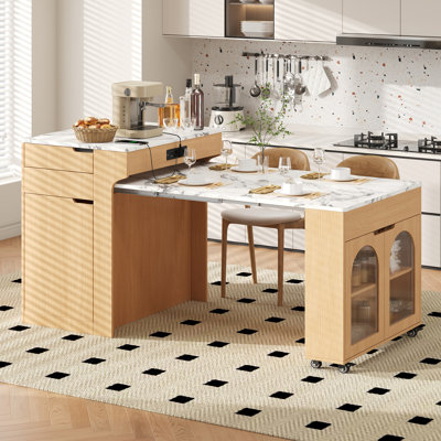 80 cm W Kitchen Island with Top