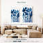 Fleurs bleu marine Avery-108552347
