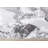 Grey White Marble Area Rug-1046824453