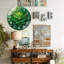 Horloge murale avec plante grasse - Horloge murale moderne en verre 12 po