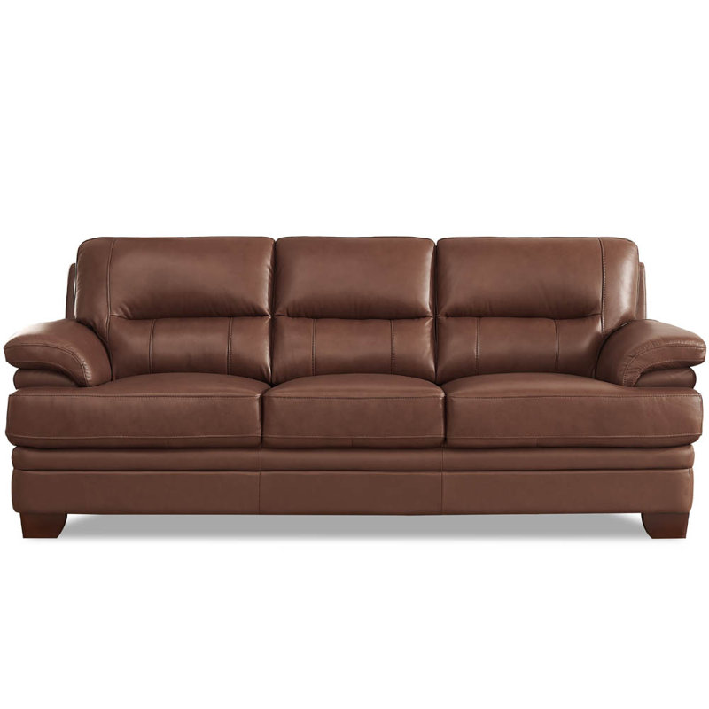 Ridhay Upholstered 88'' Sofa, Brown