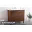 Base de meuble-lavabo mural simple 30 po Modway Render-1034341419