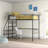 Dinges Twin Loft Bed with Shelves by Viv + Rae™