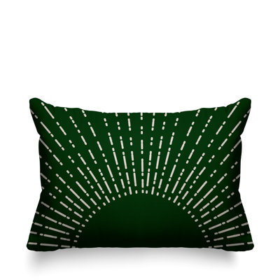 Coussin intérieur / extérieur Sunny Boho Starburst