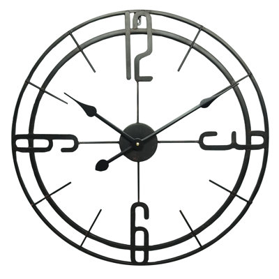 Numerical Metal Mechanical Tabletop Clock