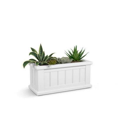 Selevae Resin Planter Box with Water Reservoir