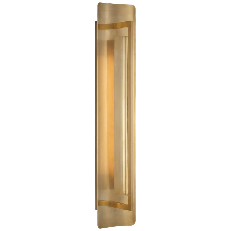 Tristan 1 - Light Sconce, Hand-Rubbed Antique Brass