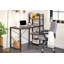 Bureau d'ordinateur 47 "x 23,5" VASAGLE avec tablettes