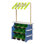 Preschool Pretend Farmer's Market Stand with Kitchen Accessories