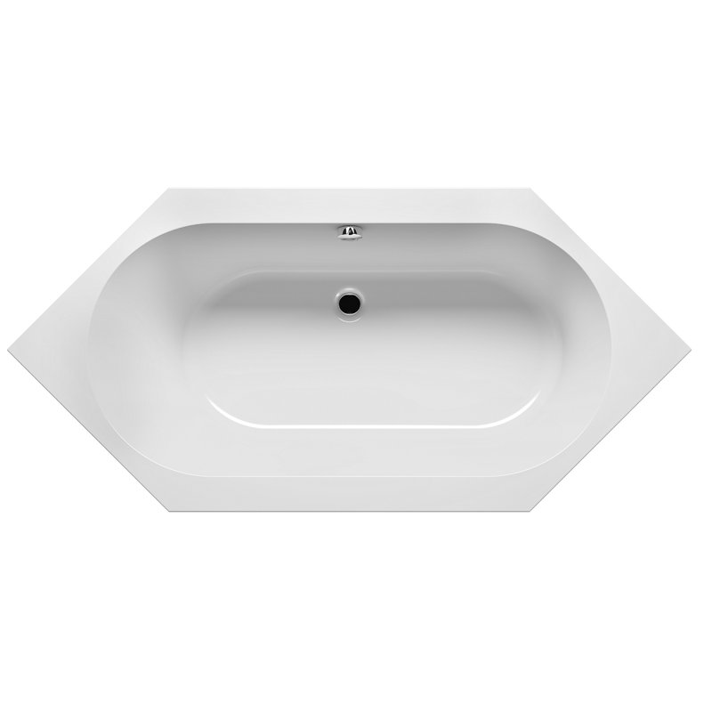 1900mm x 640mm Standard Acrylic Bathtub