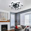 10-Light Dimmable Led Modern Ceiling Lamp With Remote Control-1713356140
