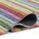 Surrey Stripe Hand-Tufted Plush Wool Rug High-Low Rainbow Multicolor