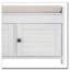 Banc de rangement en bois avec 3 portes en forme de volet-602897324