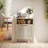 Sideboards & Buffets With Storage, Wood Mdf Farmhouse Kitchen Cabinet