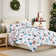 Winter Wonderland Oversized Reversible Holiday Bedding Down Alternative Comforter Set with shams