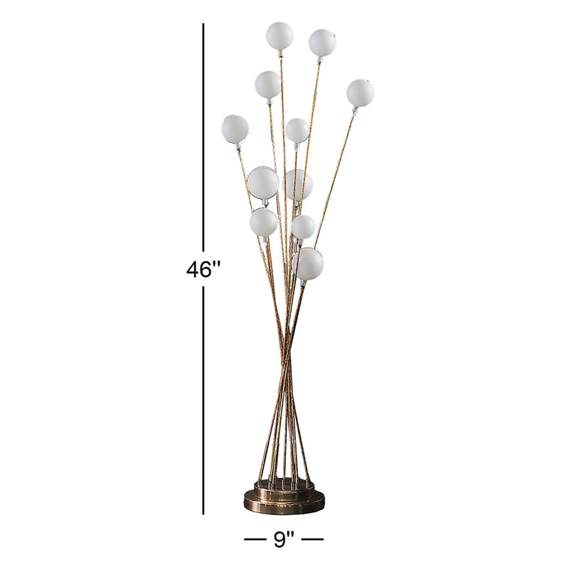 Wheeler 46'' Tree Floor Lamp, Gold