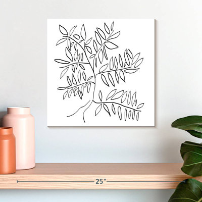 Harnek, un arbre noir et blanc