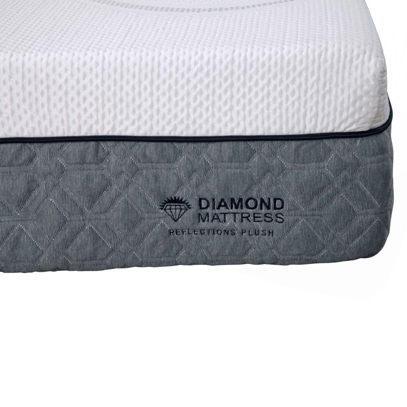 Mousse à mémoire de forme Capri Graphene, froide, conforme, réactive 12 po, Simple