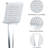 High Handheld Shower Head In - 6 Spray Patterns, Lightweight Square Mounted With Options Minimize Flow Resistance, Installing