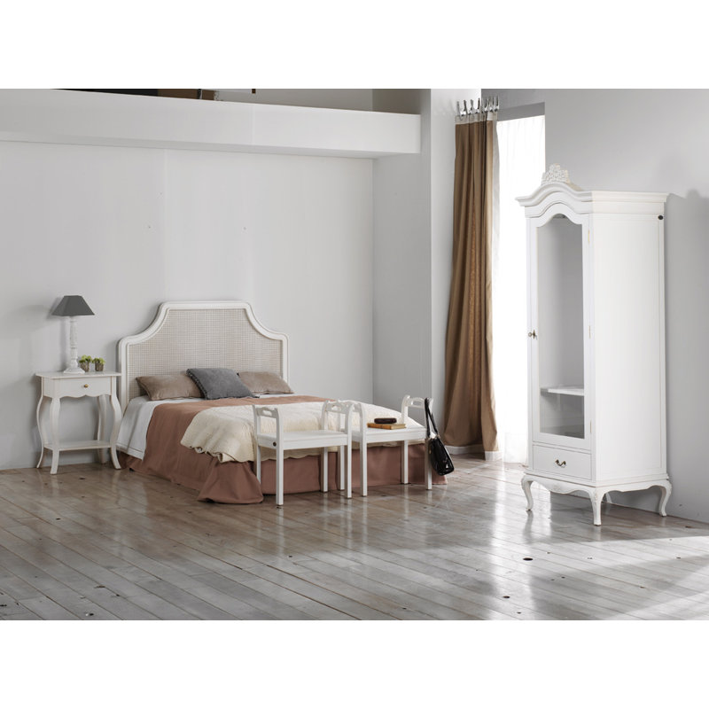 Positano 55cm W Solid Wood Bedside Table