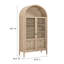 Vitrine de rangement arquée 74 po Nolan-107335490