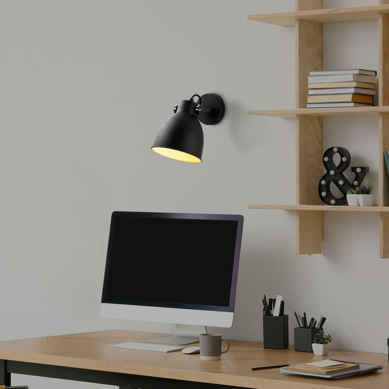 Lampe murale, Noir