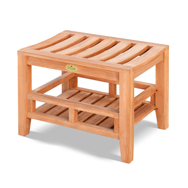 24'' W Teak Shower Bench
