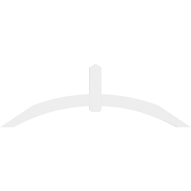 Support pour pignon en PVC Archdale, H 32 po x l 96 po (pas : 8/12), P 2 po x F 6 po