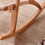 Chaise berçante en bois massif simple décontracté-100997897