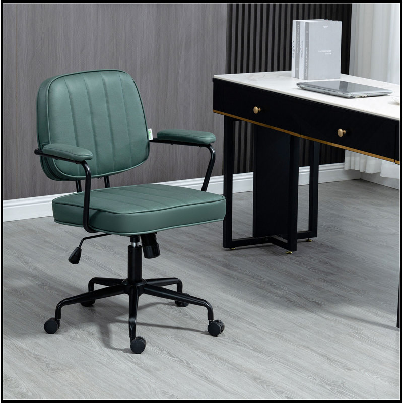 Chaise de bureau confortable et réglable avec fonctions avancées pour la productivité, Vert