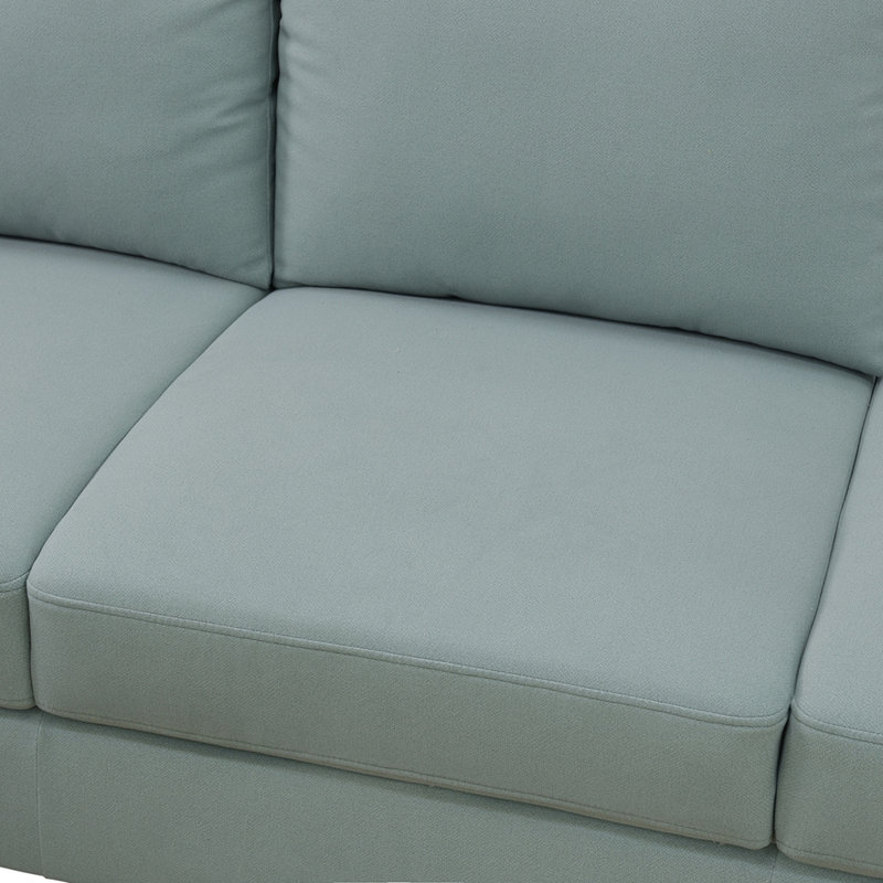 Canapé modulaire en forme de L de 101,5 po avec chaise gauche et repose-pieds Calico