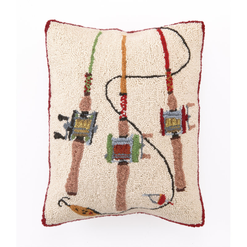 Coussin décoratif en laine