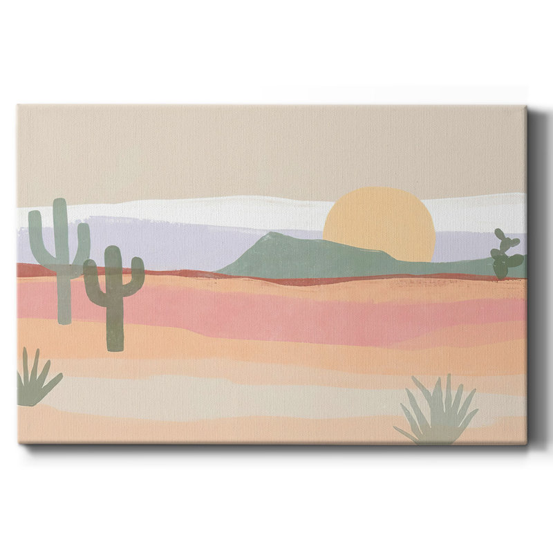 Toile tendue avec plateau de cactus I-Gallery, H 40 po x l 60 po
