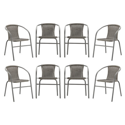 Chaise de salle à manger en métal