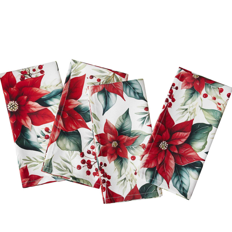 The Holiday Aisle® Karilynn 4-Pack Napkin Set