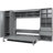 Queen Gray Bed With Side Flip And Shelf For Streamlined Room Design Integrated Storage Function Maximizing Space
